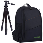Kit Mochila Cámara Reflex + Trípode Fotografía Profesional
