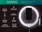 Aro Iluminador Led Gadnic 26cm 10 + Tripode Gadnic 2,1 mts para Iluminadores