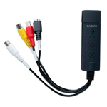Capturadora de Video Gadnic Usb Audio Rca S-video Externa Vhs