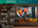 Capturadora de Video Gadnic Usb Audio Rca S-video Externa Vhs