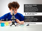 Microscopio Gadnic 1200X Para Niños Kit 28 Piezas