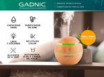 Difusor Gadnic Humidificador Aromatizante para Aceites 130mL Bamboo