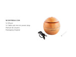 Difusor Gadnic Humidificador Aromatizante para Aceites 130mL Bamboo