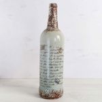 Botella de Ceramica 40x10x10 cm