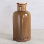 Botellon Florero de Ceramica 21x10x10 cm