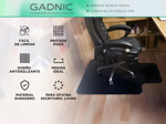 Alfombra Plástica Gadnic Protector Bajo Escritorio Plástico