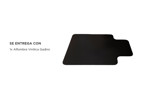 Alfombra Plástica Gadnic Protector Bajo Escritorio Plástico