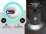 Humidificador 1 L Ultrasonico Recargable Led