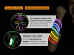 Pack de Pulseras Luminosas Quimicas Ziyen De Neon X50