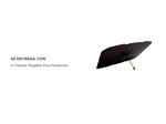 Parasol Tipo Paraguas Gadnic Protección Rayos UV Auto Camioneta SUV 78X140cm