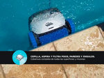 Dolphin S200 Robot Barrefondo de Pileta 15m3/h Hasta 12mt Escaneo Inteligente