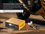 Cargador Automático de Batería Gadnic para Vehículos Tensión 6V 12V