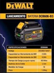 Bateria De Ion Litio Dewalt Max 60v 20v Flex Volt Dcb606-b3