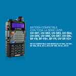 Batería Handy Baofeng Grande Doble Para UV-5R 3800 mAh Larga Duración