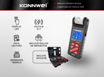 Analizador de Baterías Konnwei Kw720 Con Impresora y Display 6v-30v + Rollos