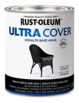Esmalte Al Agua Negro Cañon Ultra Cover Brochable 0,946 Litro Rust Oleum