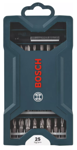 Juego Set De 25 Puntas Para Atornillador Bosch Mini X Line