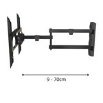 Soporte Tv Led 55 50 49 47 43 60 Movil 180º Extensible 67 Cm