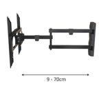 Soporte Tv Led 55 50 49 47 43 60 Movil 180º Extensible 71 Cm