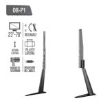 SOPORTE TV ONEBOX OB-P1 23" A 70" 50KG DE PIE ALTURA REGULABLE INCLINABLE