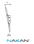 Soporte Nakan Modelo Spl-495i, 32 A 60  Con Inclinación