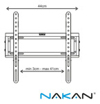 Soporte Nakan Modelo Spl-495i, 32 A 60  Con Inclinación