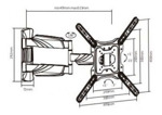 Soporte Movil Para Tvs De 23 A 55 Pulgadas Doble 515mm