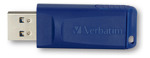 Pendrive 64 Gb Verbatim Retractable Azul Usb 2.0