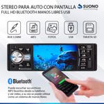 Estéreo Para Auto Suono Con Pantalla Bluetooth