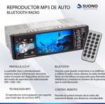 Estéreo Para Auto Suono Con Pantalla Bluetooth