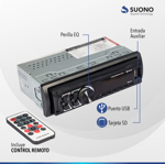 Estereo Fijo Auto Sd Mp3 Usb Radio Fm Bluetooth Autostereo