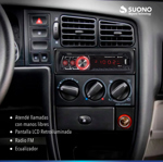 Estereo Fijo Auto Sd Mp3 Usb Radio Fm Bluetooth Autostereo