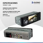 Suono Estéreo C/pantalla Led Bluetooth Aux Radio Fm