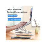 Soporte Base Notebook Aluminio Macbook Pro Air Regulable N8