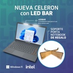 Notebook Positivo BGH AT525LS Intel Celeron 256GB Windows 11 Home 4GB RAM + Soporte