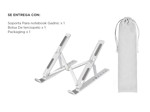 Soporte Base Para Notebook Gadnic Aluminio PC