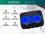 Base Cooler Para Notebook Gadnic 5.5W