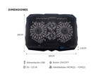 Base Cooler Para Notebook Gadnic 5.5W