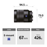 Lente Objetivo Sony Fe 24-70 Mm F4 Za SEL2470Z Full Frame