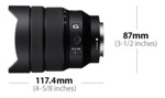Lente Gran Angular Sony 12-24mm SEL1224G F4 Full Frame