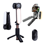 Estabilizador de Mano para Celular Gadnic con Rotación Vertical y Horizontal