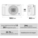 Camara Sony ZV1 Vlog 4K HDR