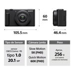 Camara Digital Sony ZV-1F Vlogger 4k