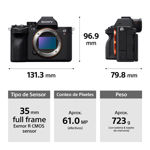 Sony Alpha 7R V ILCE-7RM5 sin espejo color negro