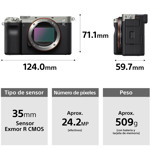Camara Digital Mirrorless Sony ILCE-7C A7C A7 C