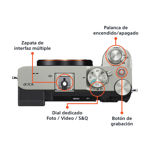 Camara Digital Mirrorless Sony Alpha ILCE-7CR Full Frame
