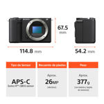 Cámara Digital Mirrorless Sony Alpha ZV-E10M2 Vlogger APS-C 
