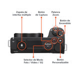 Cámara Digital Mirrorless Sony Alpha ZV-E10M2 Vlogger APS-C 