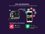 Kit Mascara Snorkel Gadnic + Camara Deportiva 4K