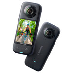 Cámara de Video Insta360 X3 57K negra sumergible